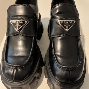 Prada monolith (used good condition) platforms